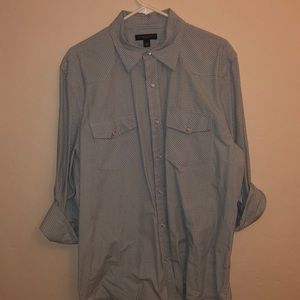 Banana republic snap down shirt